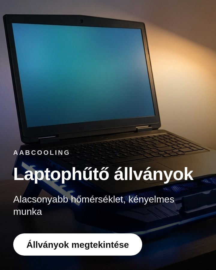 Laptophűtő állványok