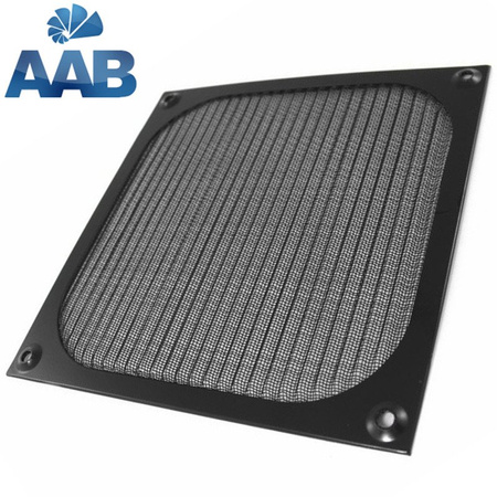 AABCOOLING - "Aluminium Lüfter Filter / Grill 140mm - schwarz"