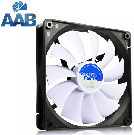 AABCOOLING Super Silent Fan 14 PC Gehäuse LÜFTER 140mm, Kühler, leise 8,6dB 