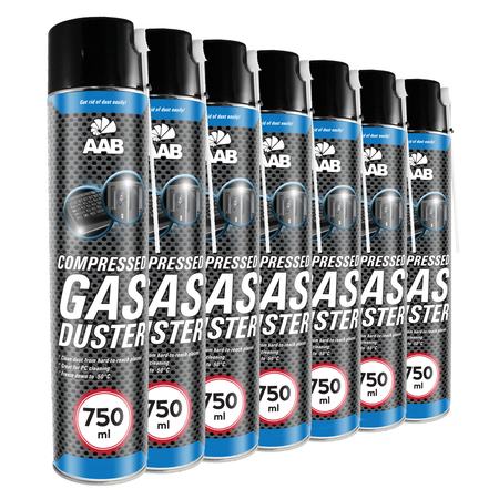 7x AABCOOLING Compressed gas duster 750ml – сгъстен въздух