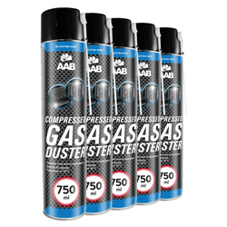 5x AABCOOLING Compressed gas duster 750ml – сгъстен въздух