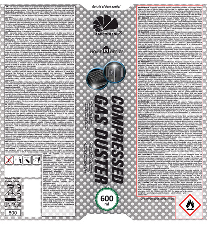 8x Druckluftspray AABCOOLING Home&Office 600 ml