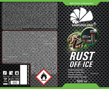 3x AABCOOLING Rust off ICE 500 ml