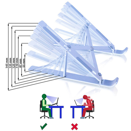 Alumiiniumist sülearvutialus AABCOOLING Fold