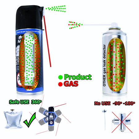 Gaasilekke tuvastamise sprei AABCOOLING 320 ml BoV