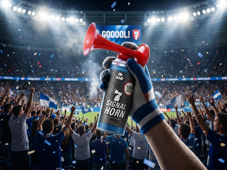 3x AABCOOLING Signal Horn 40g – Druckluftfanfare