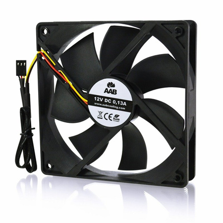 Ventilators 120 mm AABCOOLING Black Silent Fan 12