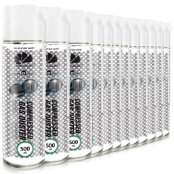 12 x AABCOOLING Home&Office Compressed Gas Duster 500 ml