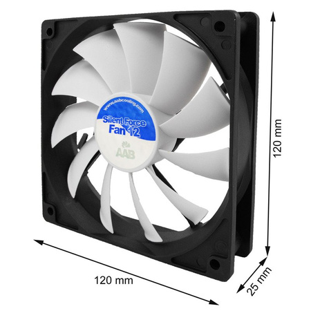 3x Ventilator PC 120 mm AABCOOLING Silent Force Fan 12
