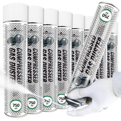 8x AABCOOLING Home&Office Compressed Gas Duster 750ml
