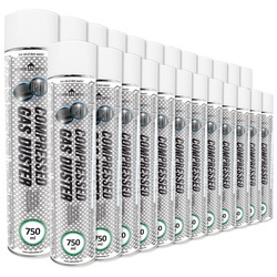 24x AABCOOLING Home&Office Compressed Gas Duster 750ml – suslėgtas oras