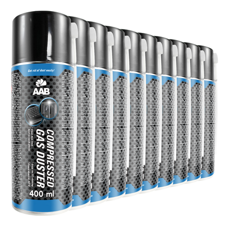 10x AABCOOLING Compressed gas duster 400ml