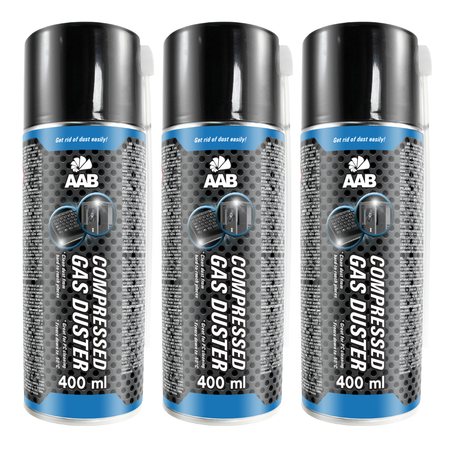 3x AABCOOLING Compressed gas duster 400ml – aria compressa spray