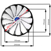 AABCOOLING Super Silent Fan 25 – cichy wentylator 218 mm