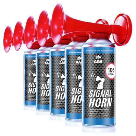 5x Druckluftfanfare AABCOOLING Signal Horn 40g