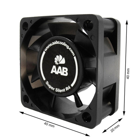 Ventilator silențios 40 mm AABCOOLING Super Silent R4