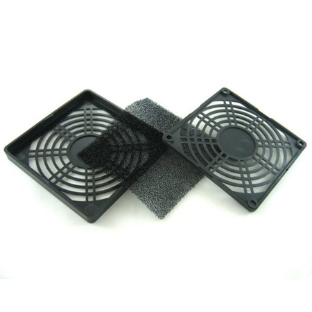 AABCOOLING Plastový filtr 80 Černý – prachový filtr ventilátoru