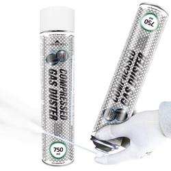 1x Home&Office Compressed Gas Duster 750ml – bombe air sec
