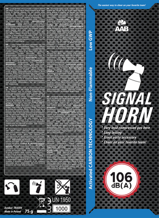 Gázkürt AABCOOLING Signal Horn 75g
