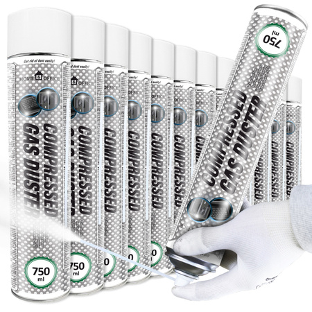12x AABCOOLING Home&Office Compressed Gas Duster 750ml