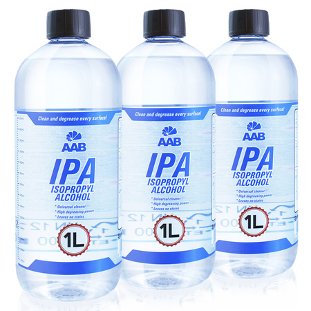 3x Alkohol izopropylowy AABCOOLING IPA 99,7% 1 L