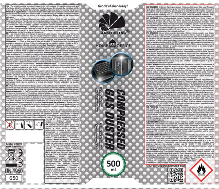 AABCOOLING Home&Office Compressed Gas Duster 500 ml