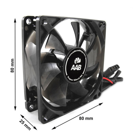 3x AABCOOLING Super Silent R8