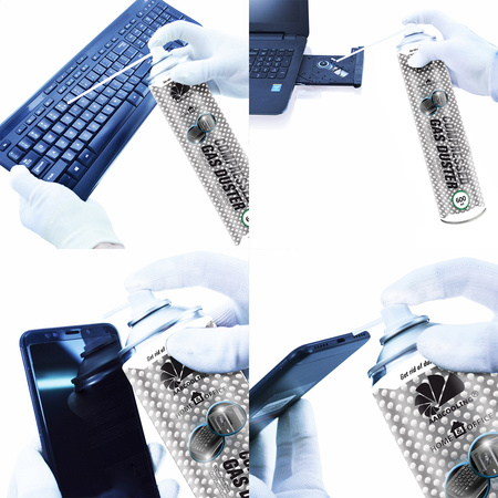 10x Compressed Air Duster AABCOOLING Home&Office 600 ml