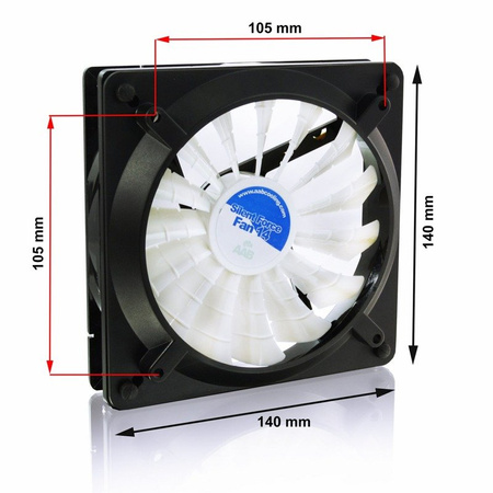 Adaptor ventilator AABCOOLING 120 la 140 mm