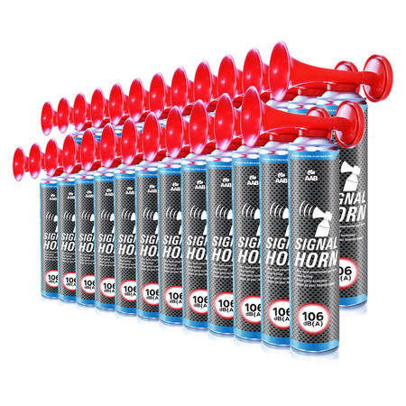 24x AAB Signal Horn 75g – fanfára na plyn