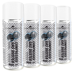 4x AABCOOLING Home&Office Compressed Gas Duster 400ml – sűrített levegő
