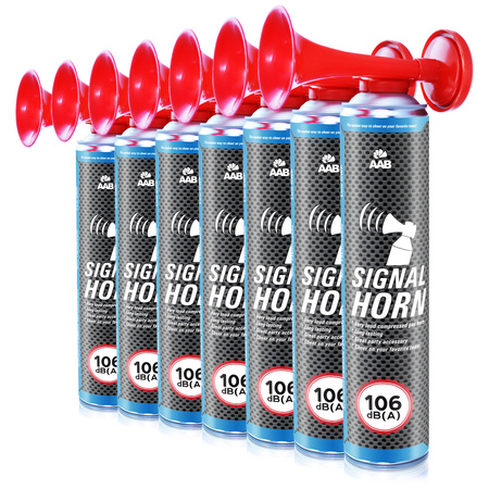7x AAB Signal Horn 75g – fanfára na plyn