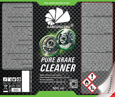 1x Brake Cleaner AABCOOLING Pure 500 ml