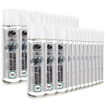 24x AABCOOLING Home&Office Compressed Gas Duster 500 ml – aire comprimido