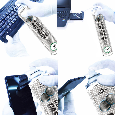 5x AABCOOLING Home&Office Compressed Gas Duster 750ml