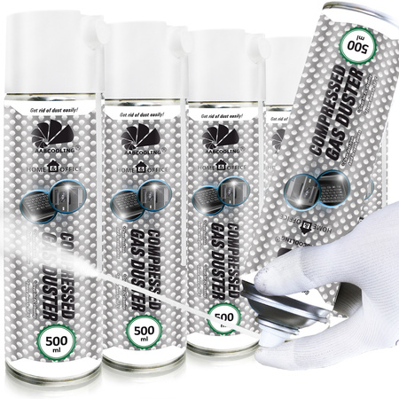 5x Druckluftspray AABCOOLING Home&Office 500 ml