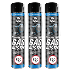 3x AABCOOLING Compressed gas duster 750ml – aria compressa spray