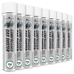 9x AABCOOLING Home&Office Compressed Gas Duster 750ml