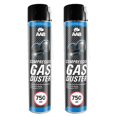 2x AABCOOLING Compressed gas duster 750ml – suslėgtas oras