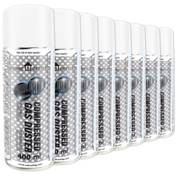 8x AABCOOLING Home&Office Compressed Gas Duster 400ml
