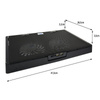 Refroidisseur PC portable AABCOOLING NC80, 2×125 mm