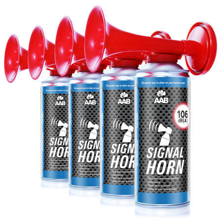 4x AABCOOLING Signal Horn 40g – trombetta da stadio