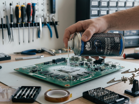 7x AABCOOLING Compressed gas duster 400ml – Druckluftspray