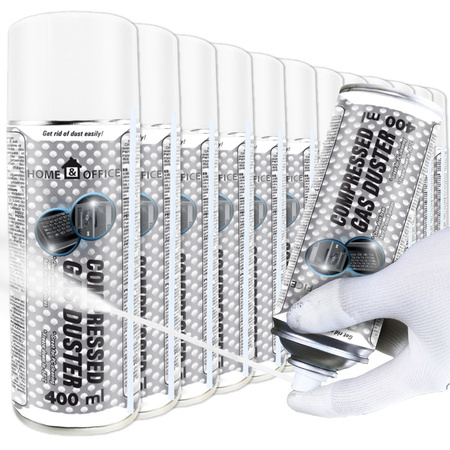 12x AABCOOLING Home&Office Compressed Gas Duster 400ml – sprężone powietrze