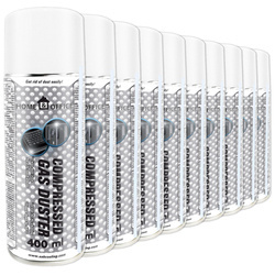 10x AABCOOLING Home&Office Compressed Gas Duster 400ml – сгъстен въздух