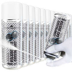 12x AABCOOLING Home&Office Compressed Gas Duster 400ml – bombe à air sec