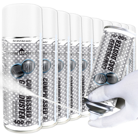 10x AABCOOLING Home&Office Compressed Gas Duster 400ml