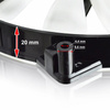 3x Lydsvag blæser 200 mm AABCOOLING Super Silent Fan 20