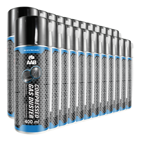 24x AABCOOLING Compressed gas duster 400ml – suslėgtas oras
