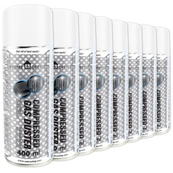 8x AABCOOLING Home&Office Compressed Gas Duster 400ml